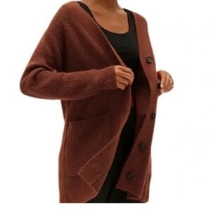 Everlane alpaca cardigan xxs